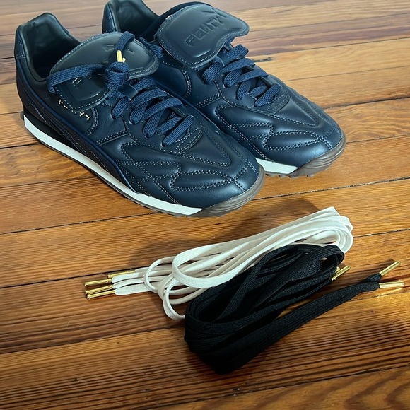 PUMA x Fenty Select Women’s Avanti L Fenty Leather Sneakers in Club Navy Size 9 - Picture 13 of 13